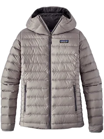 Patagonia W's Down Sweater Hoody Jacket Feather Grey Womens S